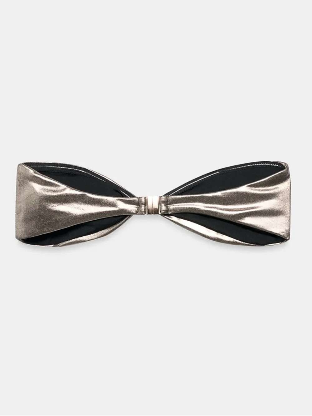ZARA METALLIC BANDEAU BIKINI TOP - Picture 5 of 5